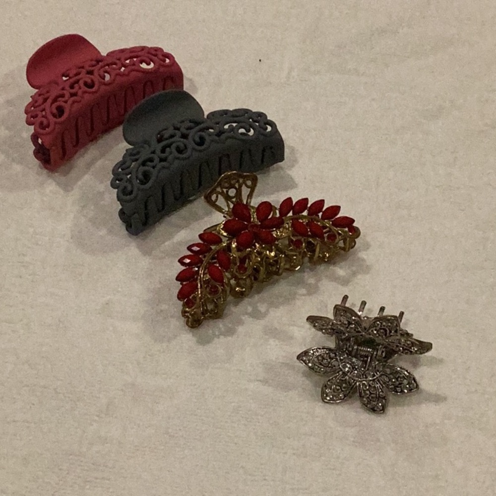 Lot of Four Hair Clips